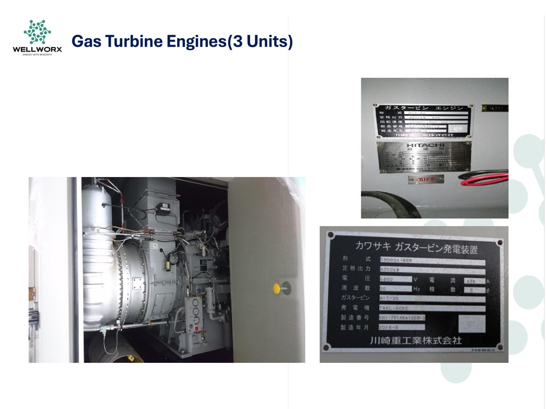 Gas turbine engines (3 units)